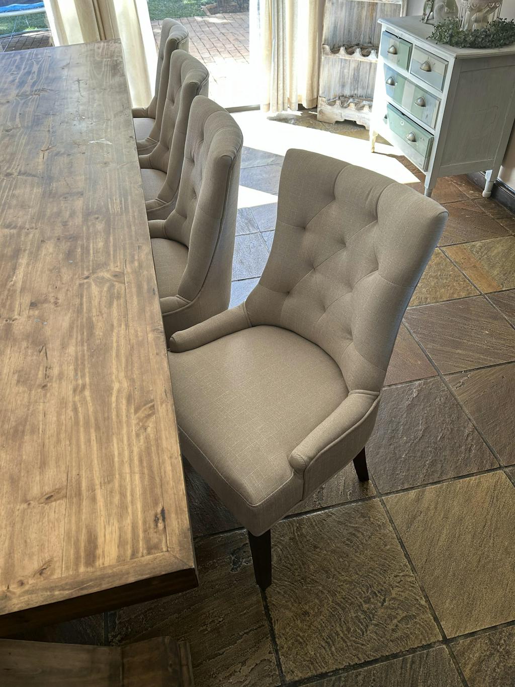 Decofurn Didier Fabric Dining Chair R1599 Save 10 Decofurn Furniture