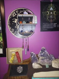 Moon Crystal Shelves