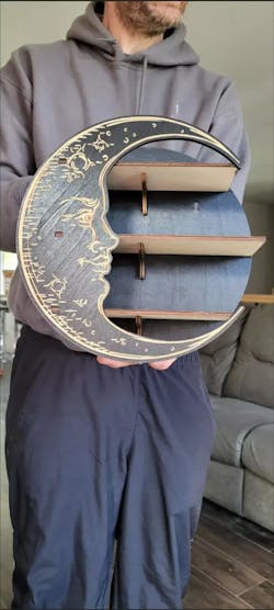 Moon Crystal Shelves