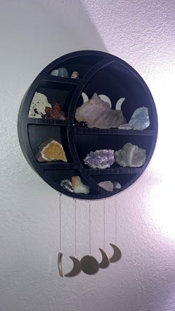 Full Moon Crystal Shelves