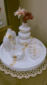 Large Round Tray, Donut Vase, Nordic Vase, Loutas Flower Pot & Leaf Tray Bundle 68