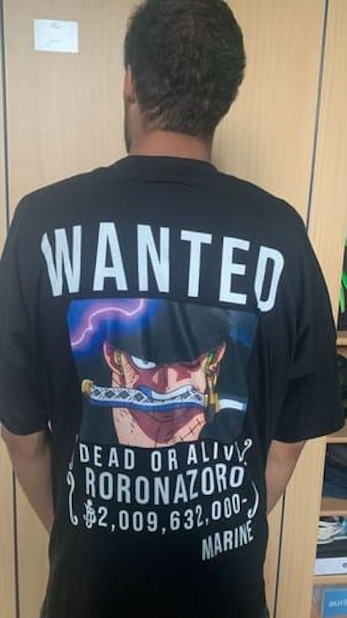 RORONA ZORO OVERSIZE SHIRT (BACKPRINT)