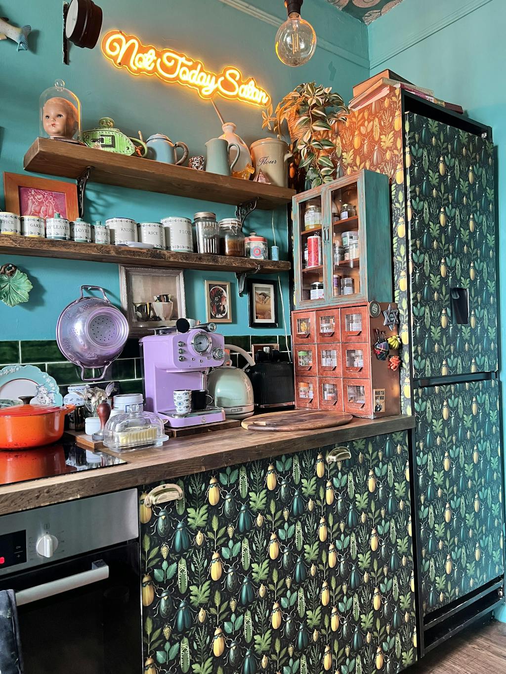 Maximalism Decor Beetle Vinyl Wrap For Furniture Self Adhesive Decal