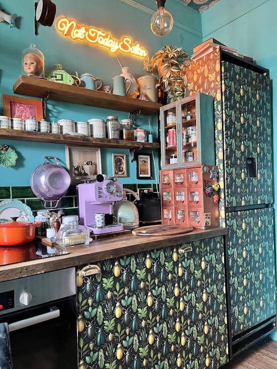 Maximalism Decor Beetle Vinyl Wrap For Furniture Self Adhesive Decal