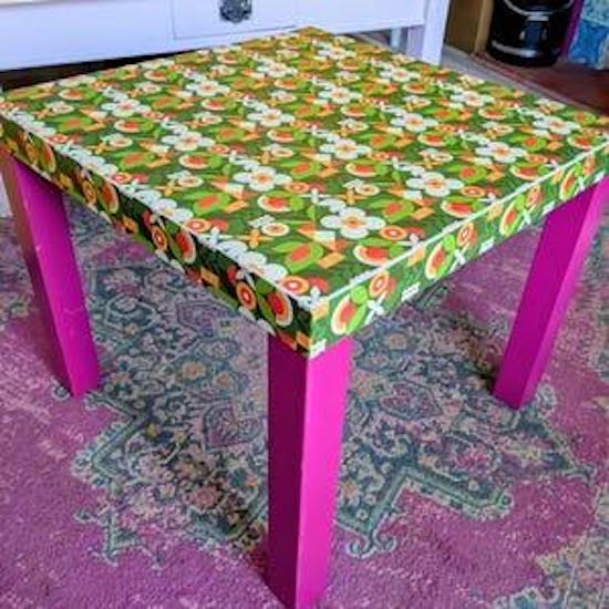 Retro flowers Geometric Vintage Vinyl Wrapping Upcycling Furniture Wrapping Wraps Decal  Home Kitchen Cabinets
