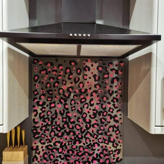 Leopard Print Sticker Vinyl Leopard Decals Wall Art Colourful Irregular Dots Dot Animal Print Nursery Home Decoration Home Office Decor UK