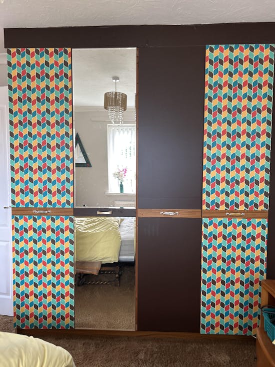 Retro Braid Vinyl Wrap For Furniture Self Adhesive Film Decal, Home Decor, Walls, Laptop, Doors & Upcycling Projects