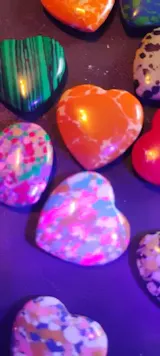 10/20/30PCS Heart-Shaped Natural Crystal Stones – 20mm Amethyst, Agate & Mineral Specimens for Healing & Decor