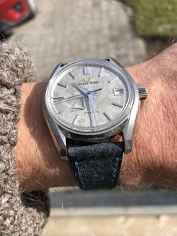 Navy Pueblo Slim Strap