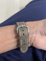 Taupe Epsom Cartier Santos-Dumont Strap - Delugs