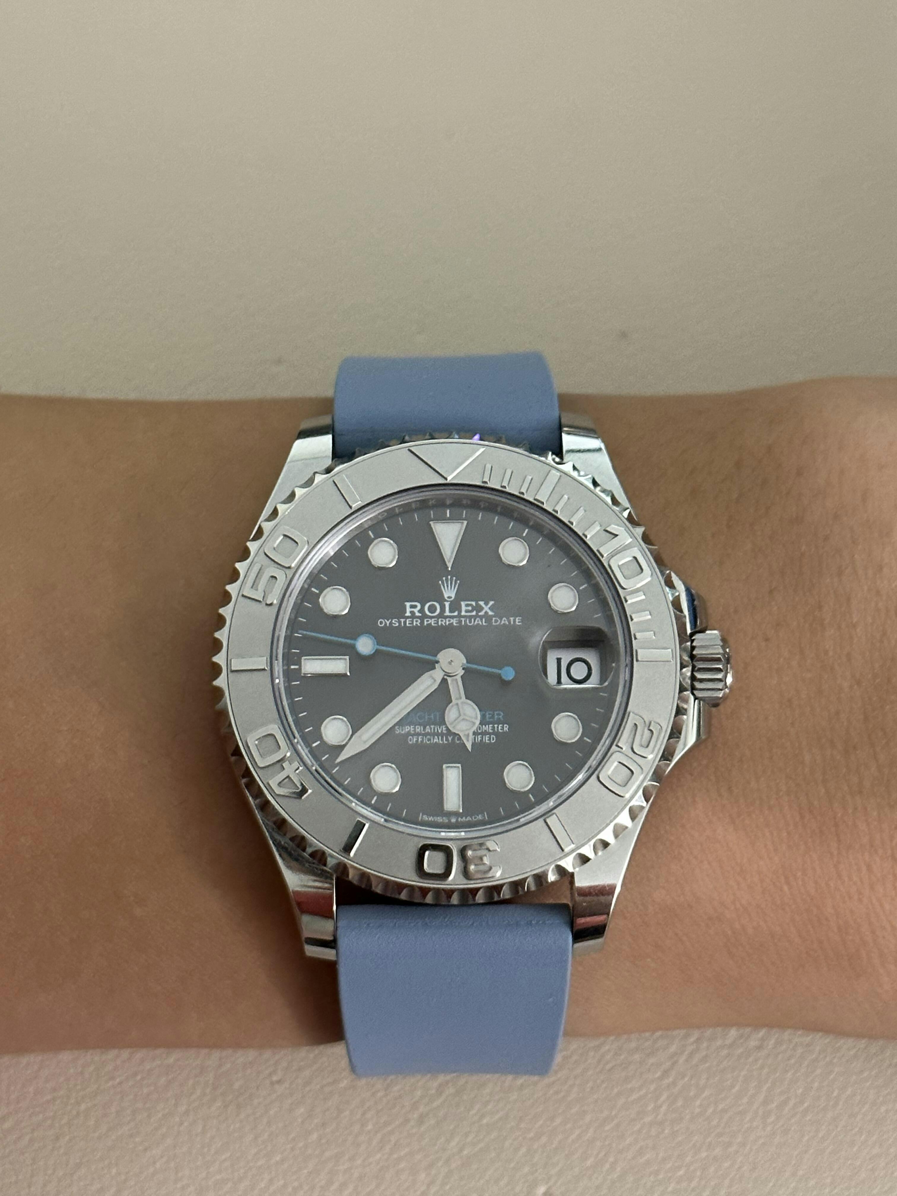 Baby Blue Rubber CTS Strap Delugs