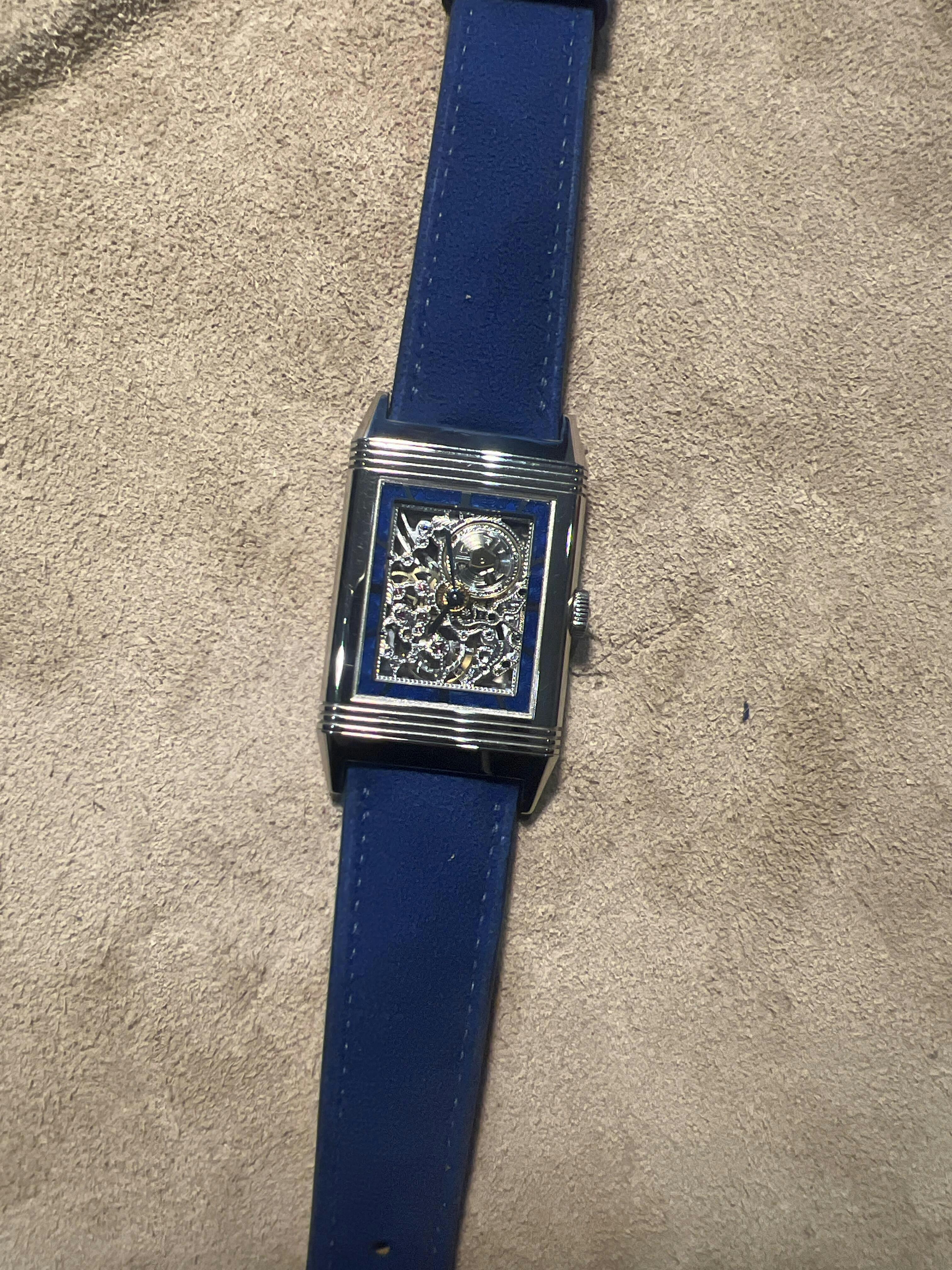 Royal Blue Alcantara Signature Strap – Delugs