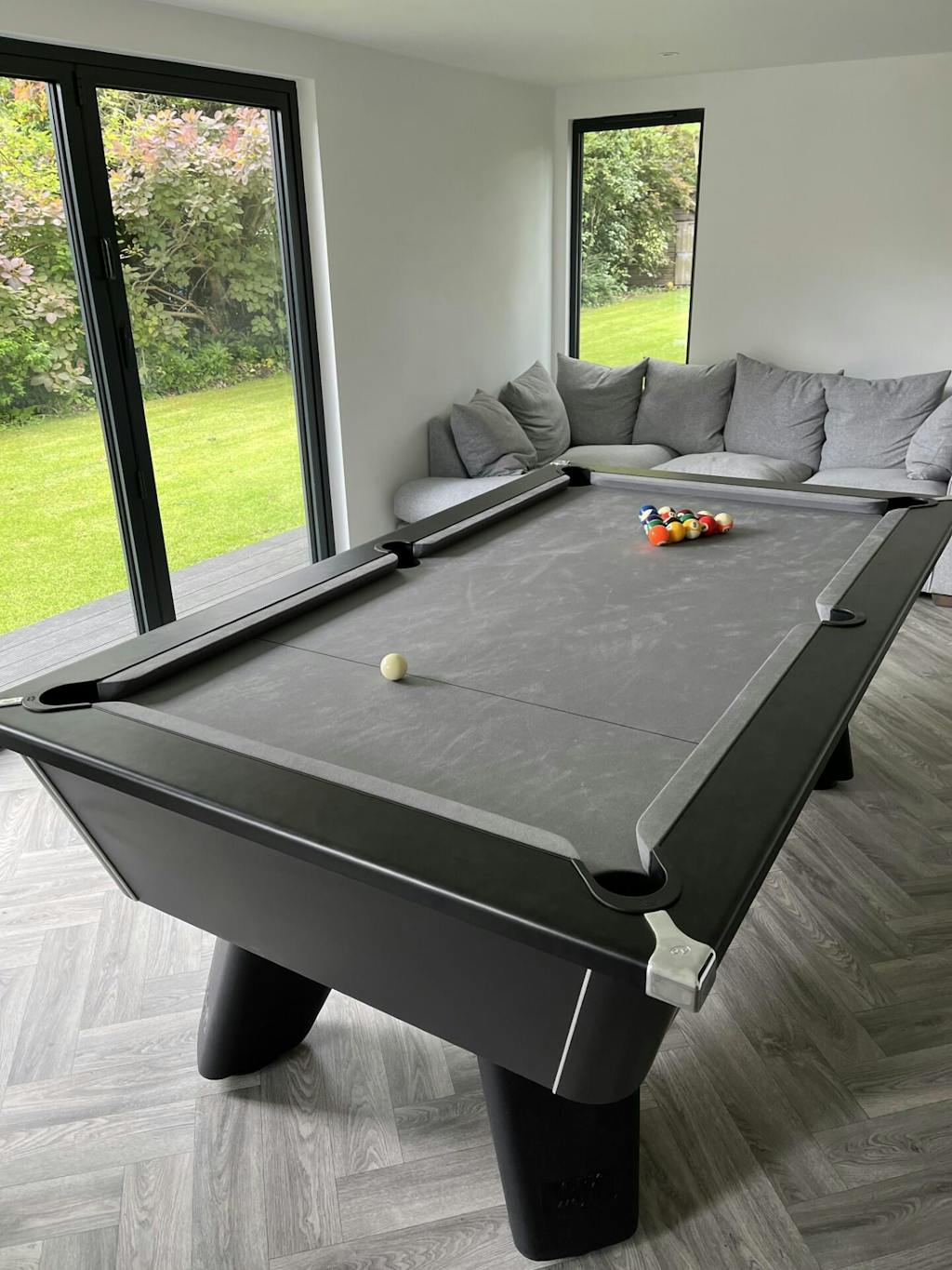 Cry Wolf Slate Pool Table - Matte Black - 6ft & 7ft