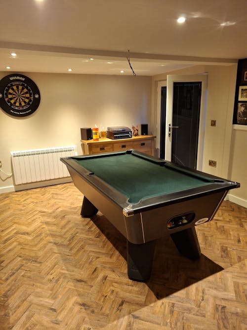 Cry Wolf Outdoor Slate Pool Table - Matte Black - 6ft & 7ft