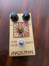 ANALOG MAN Sun Face Fuzz BART Germanium Transistors, Red LED, On/Off Fuzz  Pot, Sun Dial Knob, Power Jack