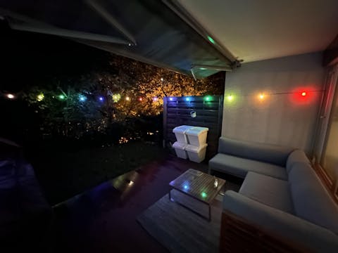 Wetterfeste Farbige DIY Outdoor LED Glühbirnen Lichterkette