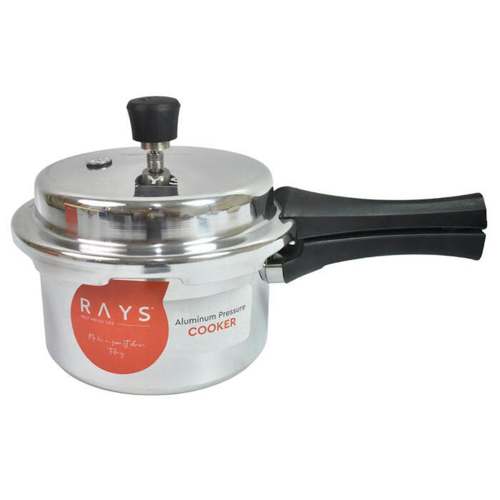 Aluminium Rays Pearl Pressure Cookers With Outer Lid (2.5 Litres) — DeoDap