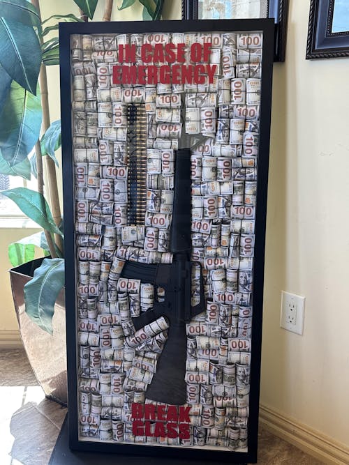 Black Command Vault | 46×22 in