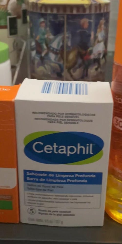 Cetaphil Barra de limpieza profunda para piel sensible 127gr.