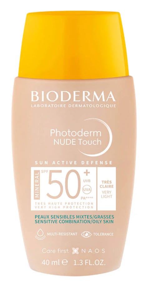 Bioderma Photoderm Nude Touch FPS50+ tono muy claro protección solar facial 40 ml