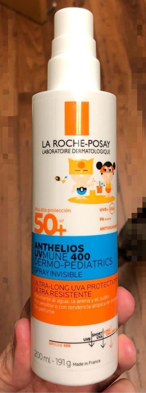 La Roche-Posay Anthelios UVMune 400 Dermo-Pediatrics Spray Invisible FPS 50+ Para piel sensible y niños 200 ml
