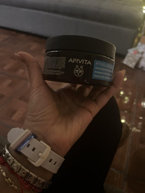 Apivita Hyalu Hydra Mascarilla hidratante para cabello seco o dañado 200 ml