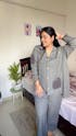 Grey Crochet Co-ord Set