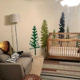 Forest Pine Tree Wall Decal For Nursery and Kids Bedroom with Woodland  Theme. – Designed Beginnings