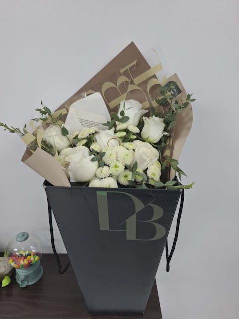 White Roses Bouquet