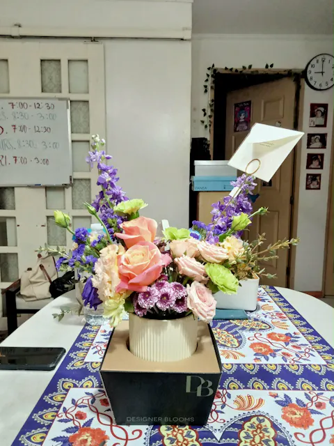 Opal Vase Arrangement