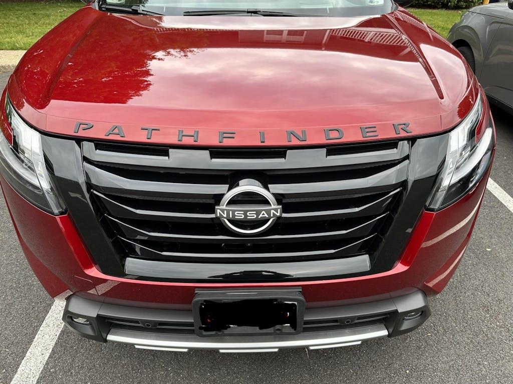 Nissan Pathfinder (SUV) 20222024 Hood Deflector w/logo 