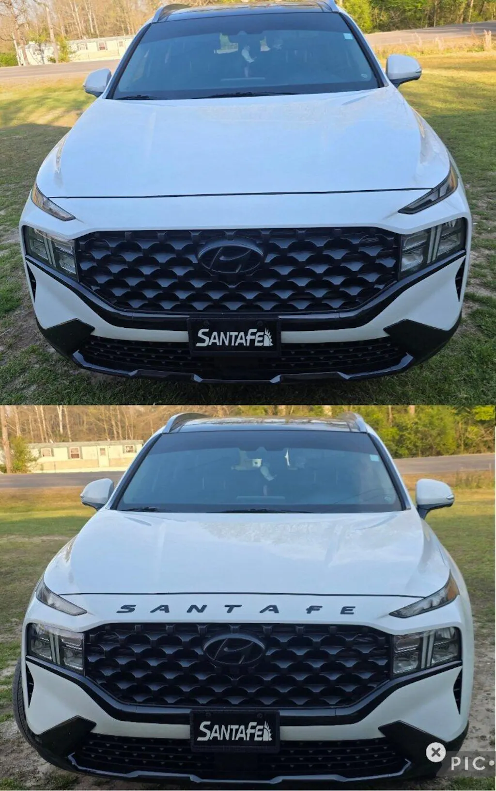 Hyundai Santa Fe (SUV) | 2021-2023 | Hood Logo | #HYSA21LOG