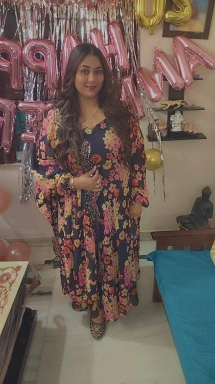 Plus Size Magical Black Pakistani Embellished Kurta Set