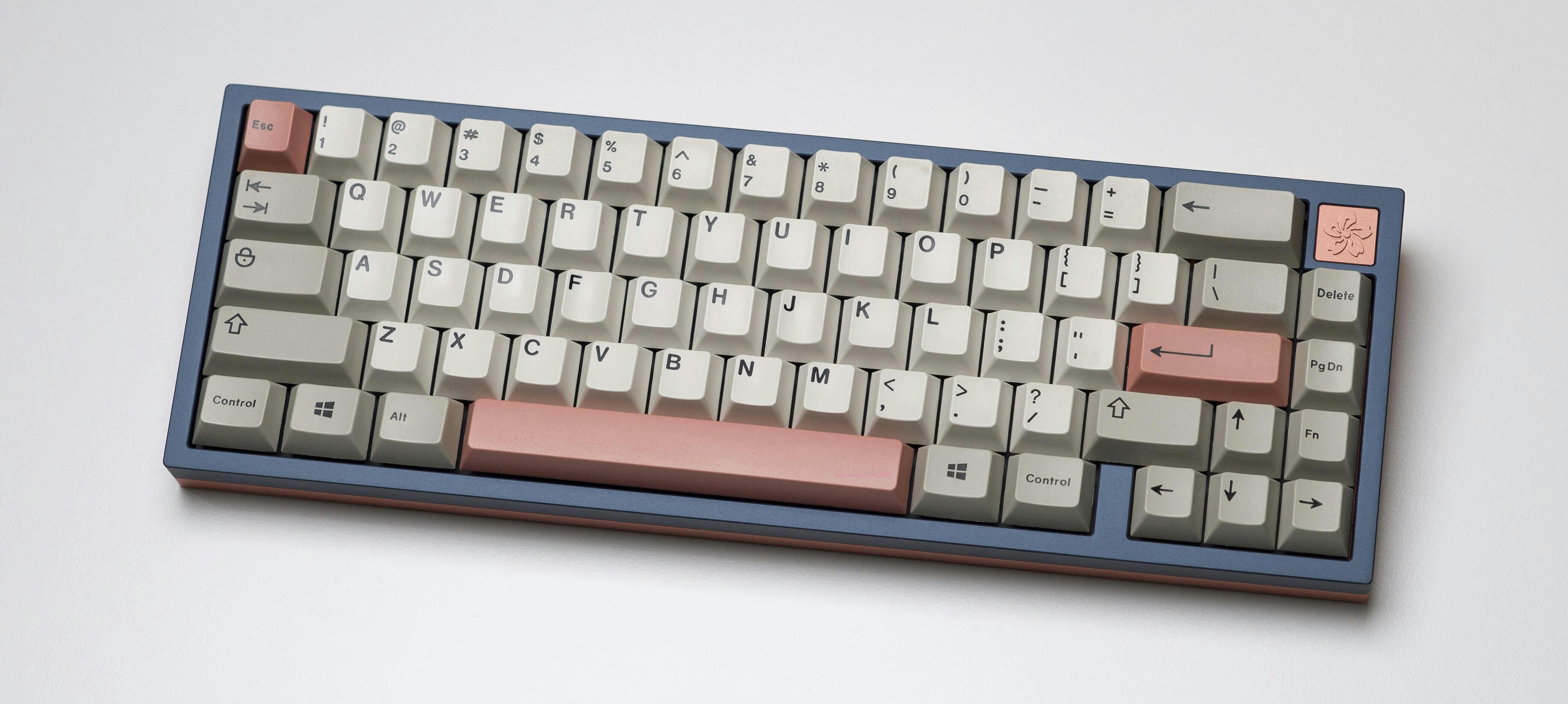 Fuji 65v2 Swirl Keyboard - Mizu Wave (sku: FUJI65-SWIRL-PREMIUM