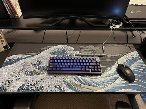 GREAT WAVE DARK DESKPAD