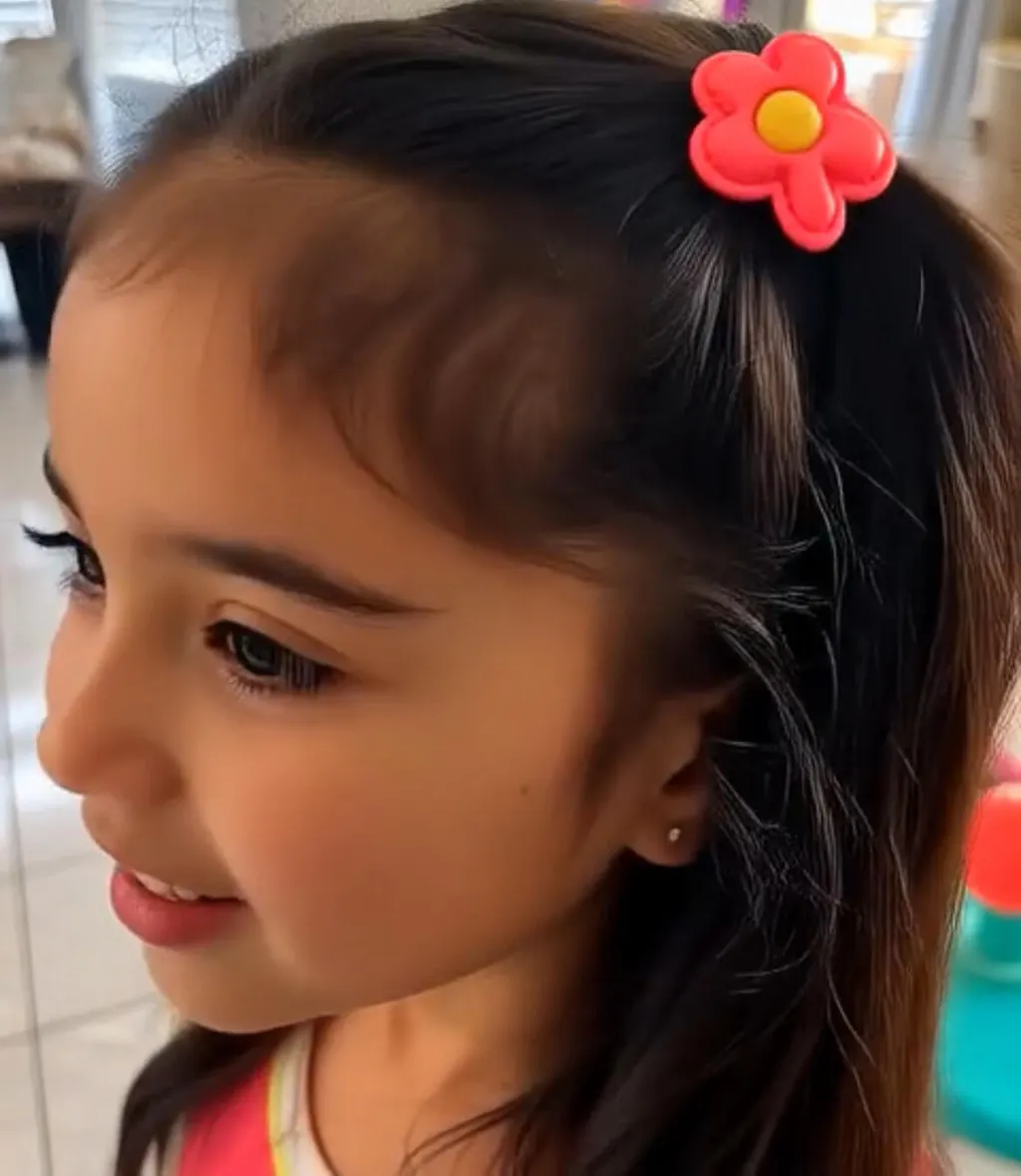 Mini Flower Cookies Hair Clips (Set of 5)