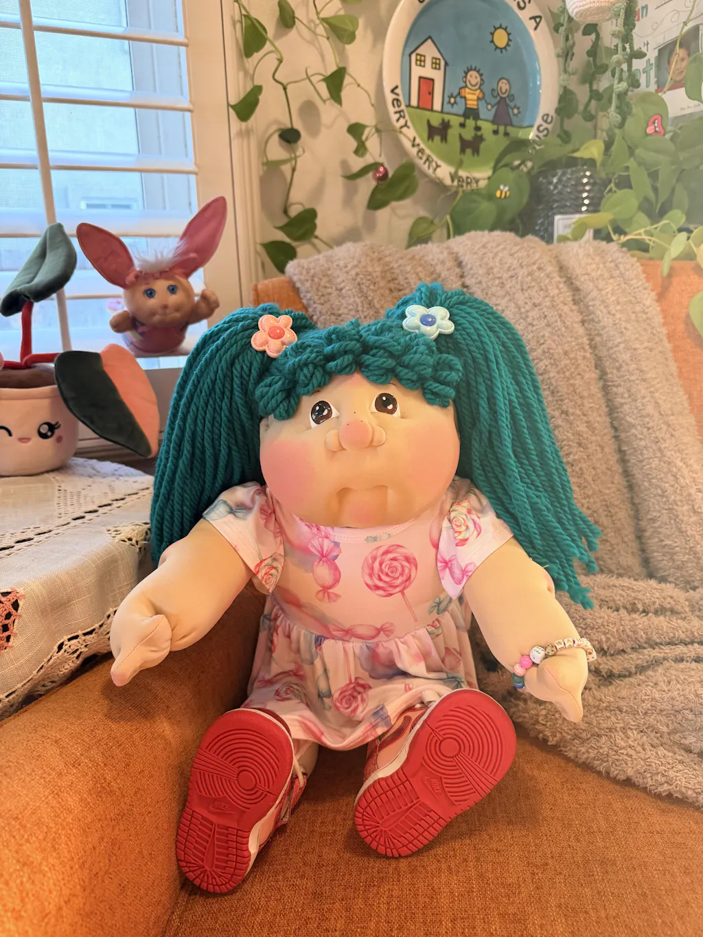 Mini Flower Cookies Hair Clips (Set of 5)