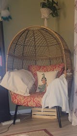 Ornate Peacock Beaded Throw Pillow Cover