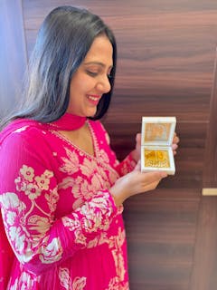 Krishna Darbar - Gold Plated (Blessed in Vrindavan)