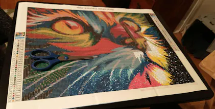 Neon Cat Diamond Painting Kit – Diamond Art World Kits