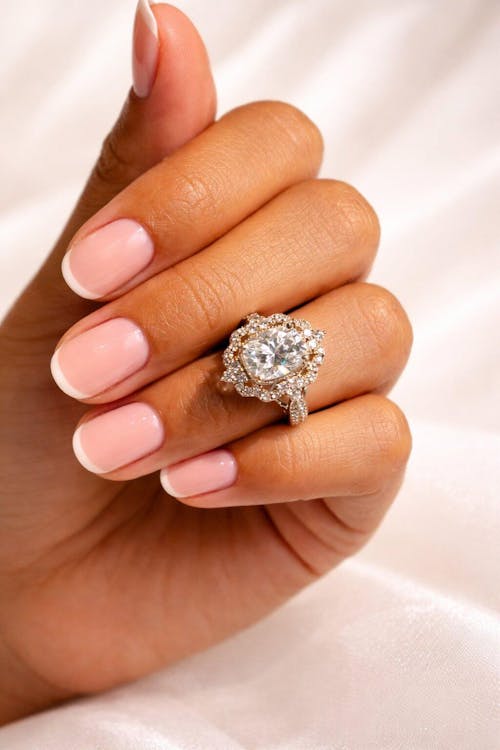 Cushion Cut Art Deco Moissanite Diamond Ring – Vintage-Inspired