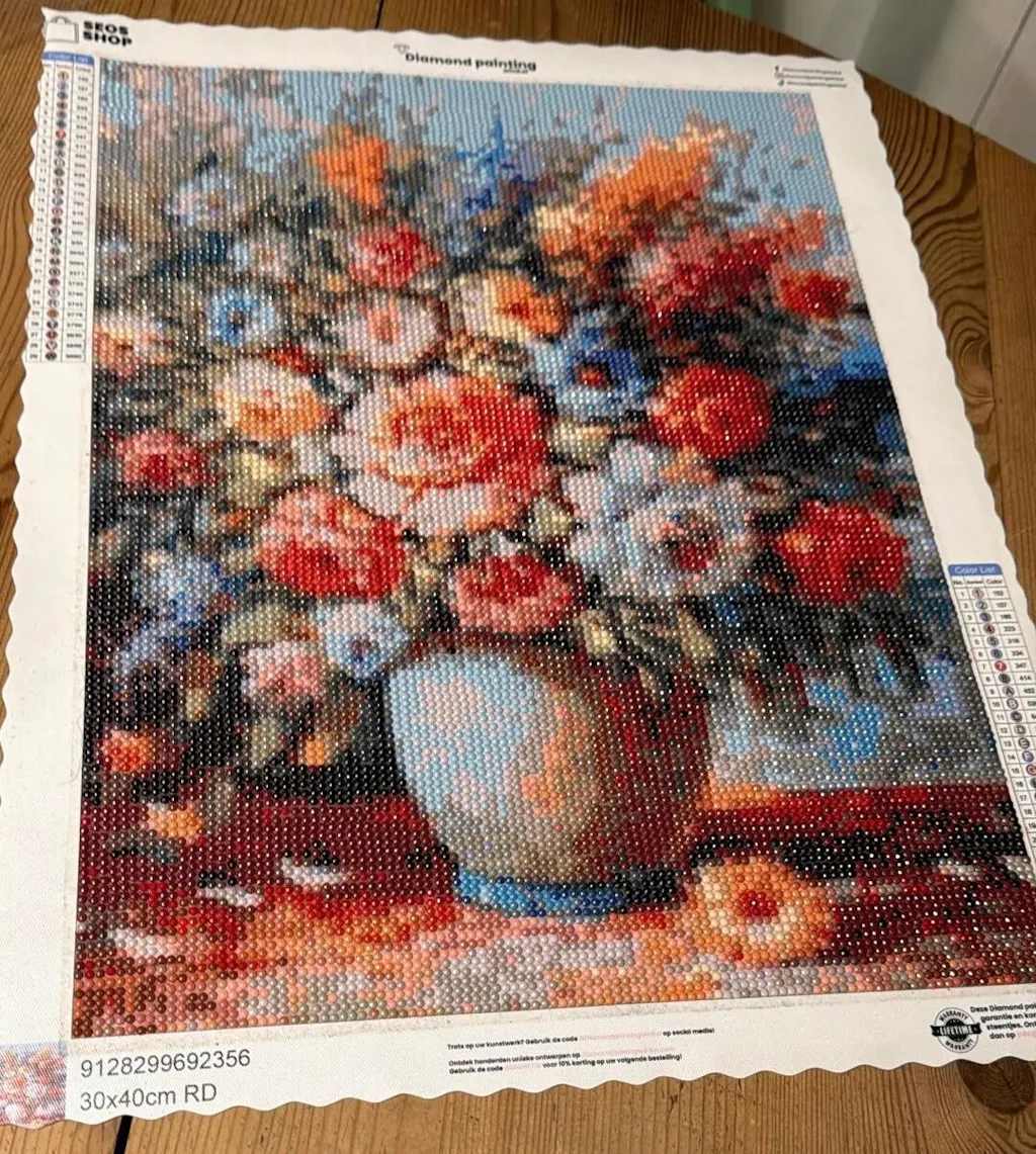 Mooie set!De diamond painting was echt heel mooi