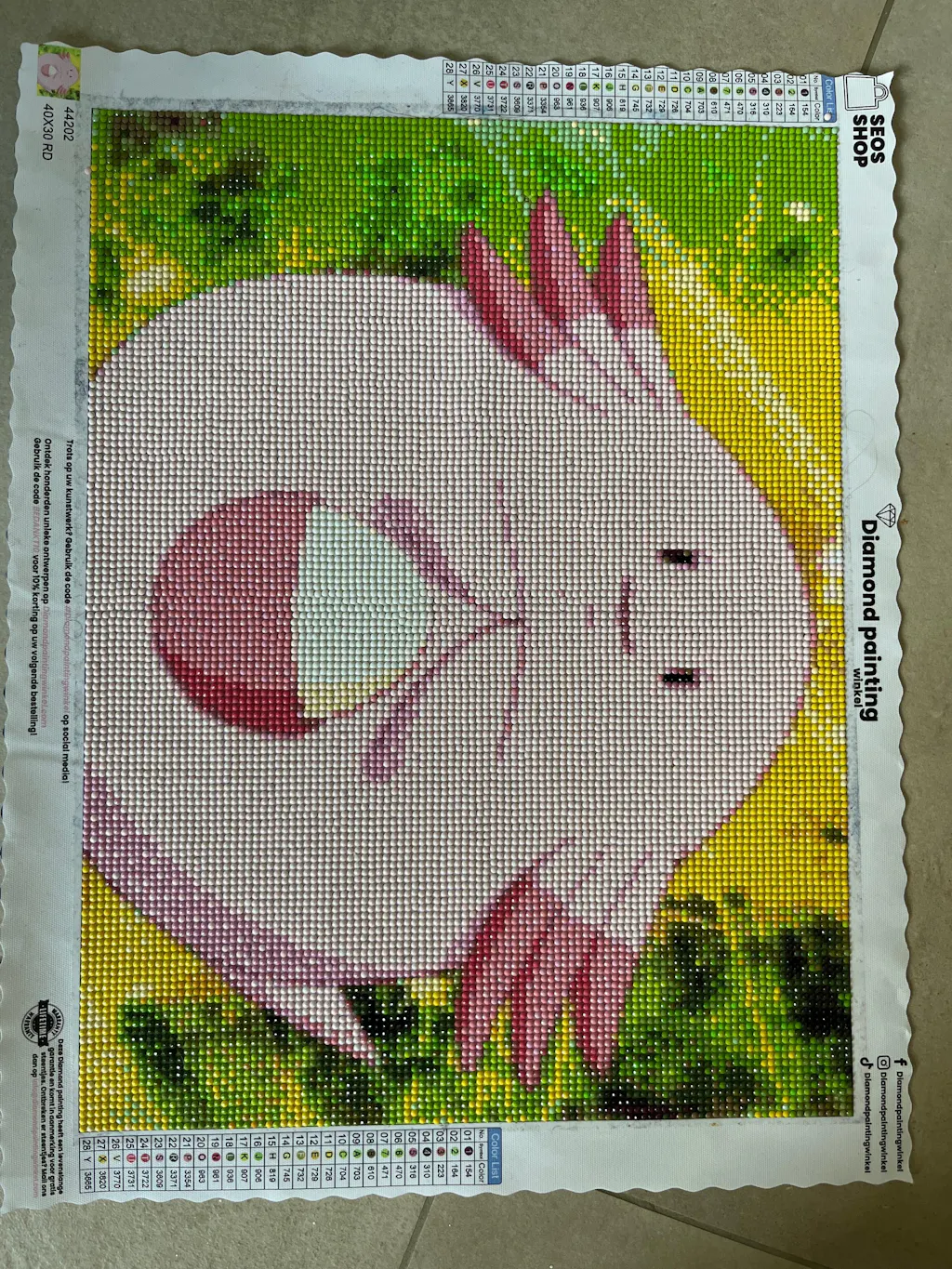 Eigen foto besteld, heel tevreden