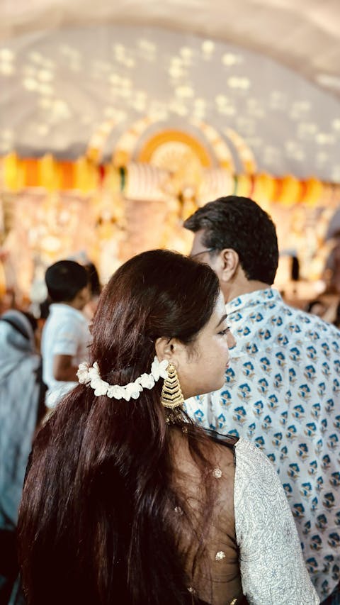 Viola White Textile Earrings