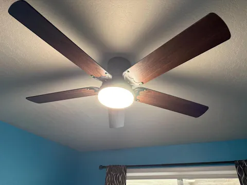 Vintage Walnut Wood With Light 42 inch