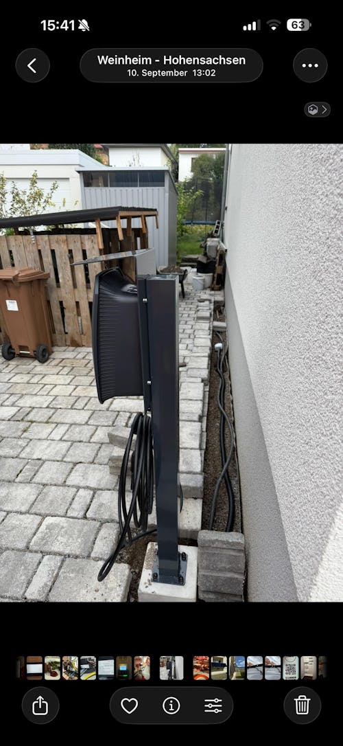 Fertigfundament aus Beton für "DIE-LADESÄULE.DE" Ladesäule, Standfuß oder Stele