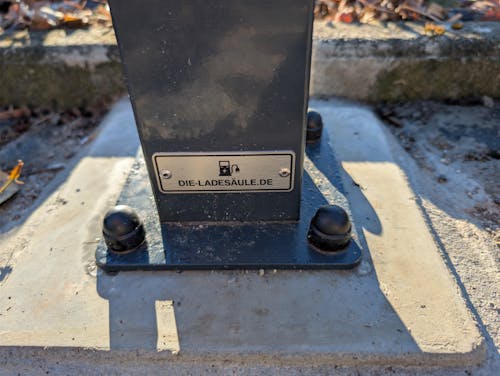 Ladesäule passend für Senec Pro S Wallbox mit Dach | Ständer | Standfuß | Stele | Base