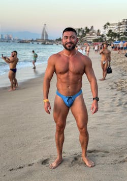 Traje de Baño Tanga Henry Azul rey