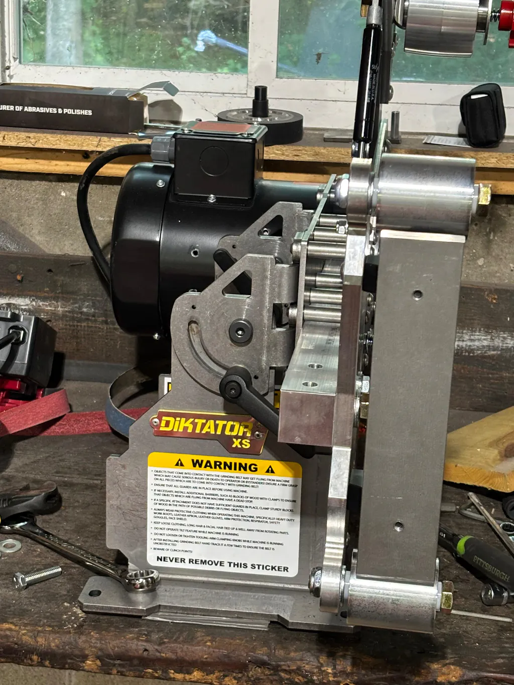 2x72 Magnetic Surface Grinder Attachment | Diktator Grinders