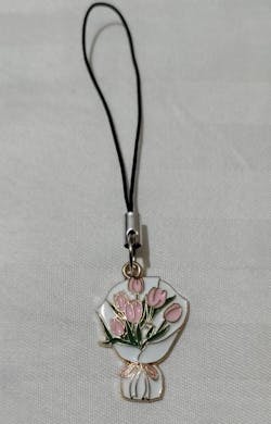 Flower bouquet Enamel Charm